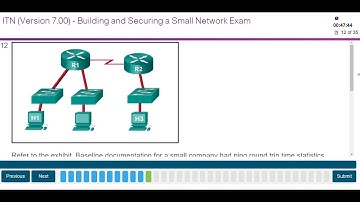 Building and Securing a Small Network Exam CCNA v7.02 ITN