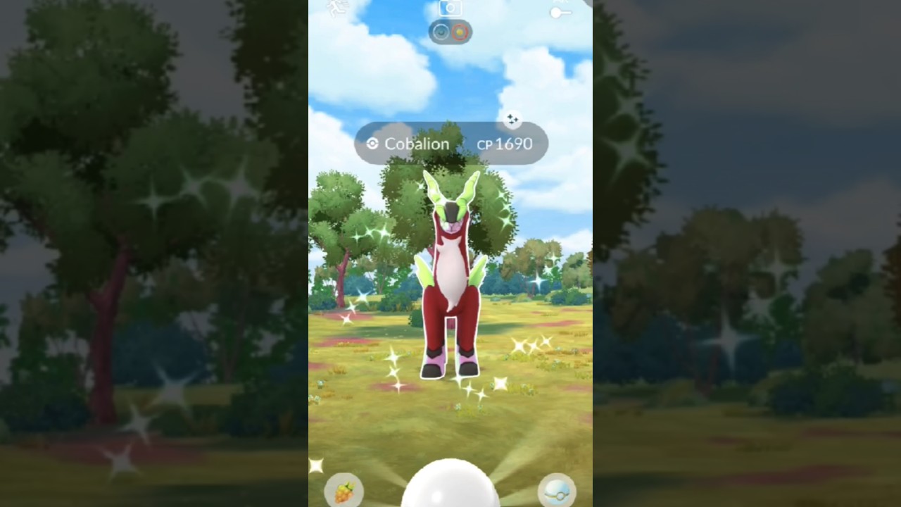 Finally Got ✨️Shiny Cobalion pokemongo