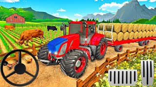 Real Tractor Driving Simulator - Farming Simulator - New Android Gameplay screenshot 5