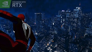 Marvel’s Spider-Man Remastered • Rainy Night Swing in New York (Ultra Graphics)
