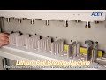 5v 60a 64 channels prismatic lithium battery cell testing machine with alligator clips
