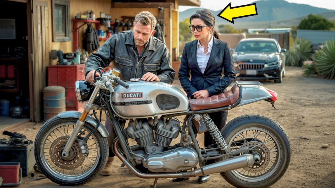 Struggling Single Dad Repairs Billionaire's Motorcycle—His Secret Changes Her Life Forever!