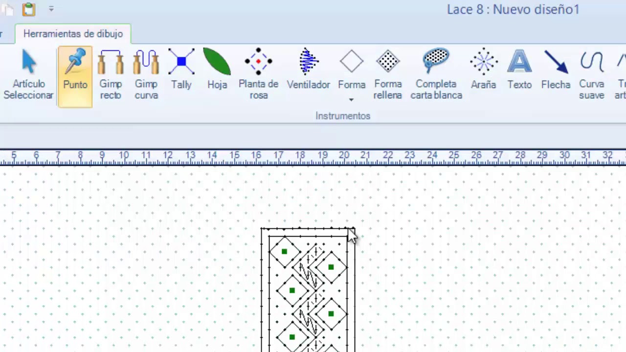 06 Curso Lace 8:  Mi primer dibujo...un brazalete