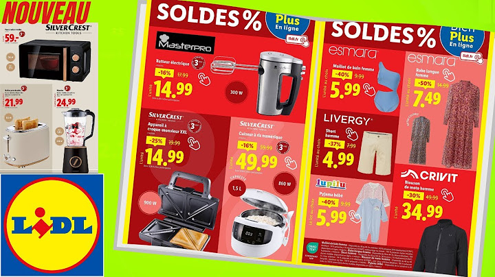 catalogue LIDL NON ALIMENTAIRE SOLDES du 23 au 26 juin 2025 🔴 Arrivage - FRANCE PARTIE 2