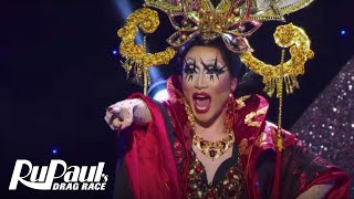 Lip Sync Eleganza Extravaganza Performance w/ S1 & S10 Queens 💃| RuPaul's Drag Race Season 10