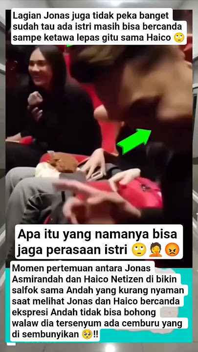 Kasian Asmirandah Jonas Lebih Memilih Bercanda Dengan Haico#shortvideo#asmirandah#jonas#haico