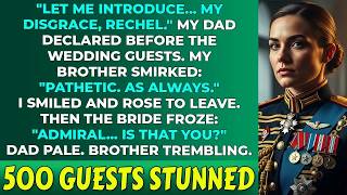 My Father Mocked Me in Front of 500 Guests — Until the Bride Said: Admiral… Is That You