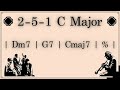 2-5-1 C Major Backing Track Mp3 Song