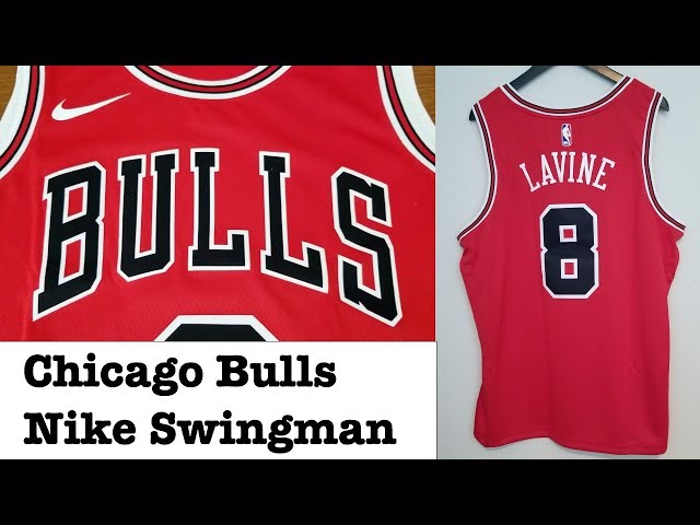 Zach LaVine Chicago Bulls Nike Icon Edition Swingman Jersey Men's XL  NBA New #8