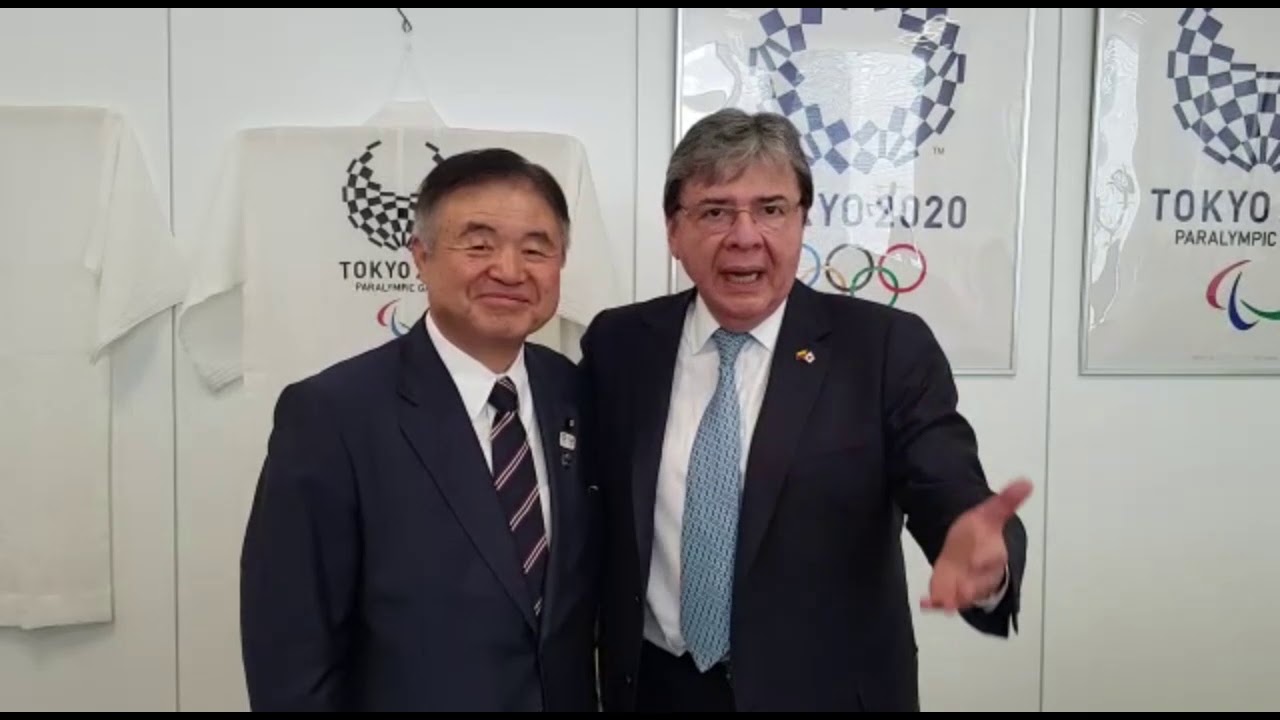 carlos alberto Canciller dialogó con el Ministro Encargado de los Juegos Olímpicos y Paralímpicos de Japón
