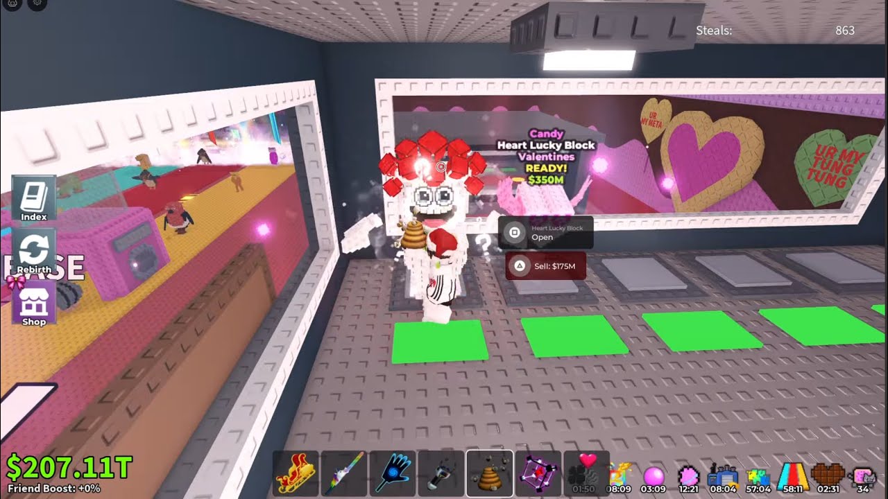 Valeentine Update wow Op Event + New Valentine Lucky Block Thx Sammy