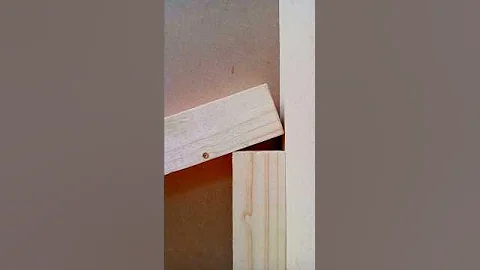 I Cut This Wood Angle So Perfect It Clicked In! #howto #satisfying #shorts