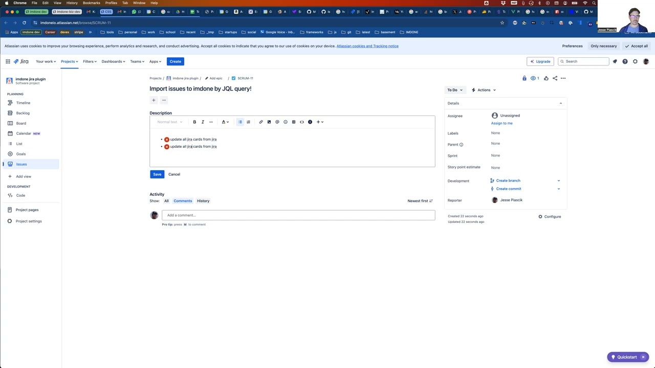 Integrate markdown files to Jira as issues