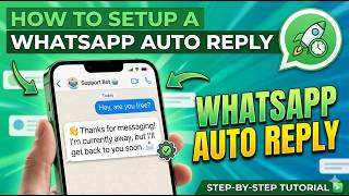 How To Set WhatsApp Auto Reply Messages WhatsApp Business Tutorial