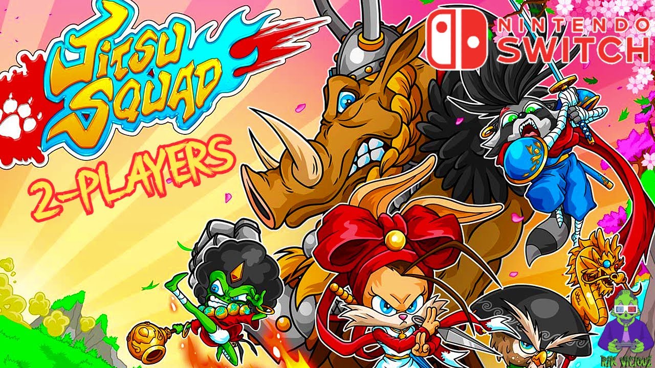 Jitsu Squad - 2 Players Cooperative Sub Español Nintendo Switch Full Gameplay Longplay