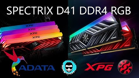 XPG SPECTRIX D41 RGB DDR 4 GAMING RAM -- LGH