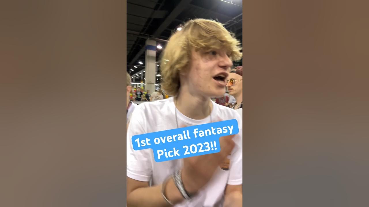 This Guy got the FIRST Overall fantasy pick CORRECT! fantasyfootball