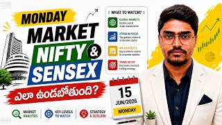 How is Market On Monday going to be | market Prediction 15/JUN/2026 #stockmarket #telugutraderaryan