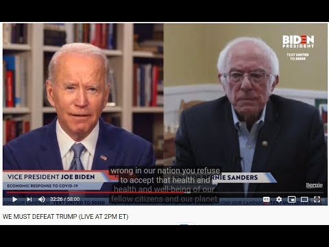 Bernie Endorses Biden #CWTB - Bernie Endorses Biden #CWTB