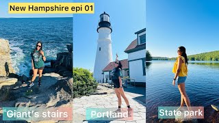 New Hampshire epi 01 | making memories | Portland,Giant’s Stairs traveling in Maine