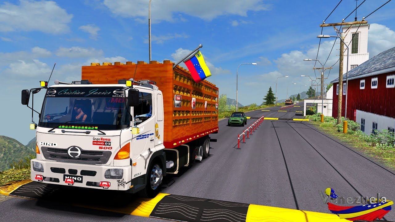 ETS2 HINO 500☑️ NOS ROBAN LAS LLANTAS DE MI CAMIÓN EN🤗 VENEZUELA  san Cristobal la Grita Merida