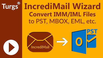 Turgs IncrediMail Wizard - Convert Incredimail to Outlook, Thunderbird, Adobe PDF, etc.