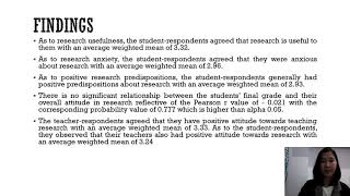 Integrated Research- Dyan S. Escuadra Information