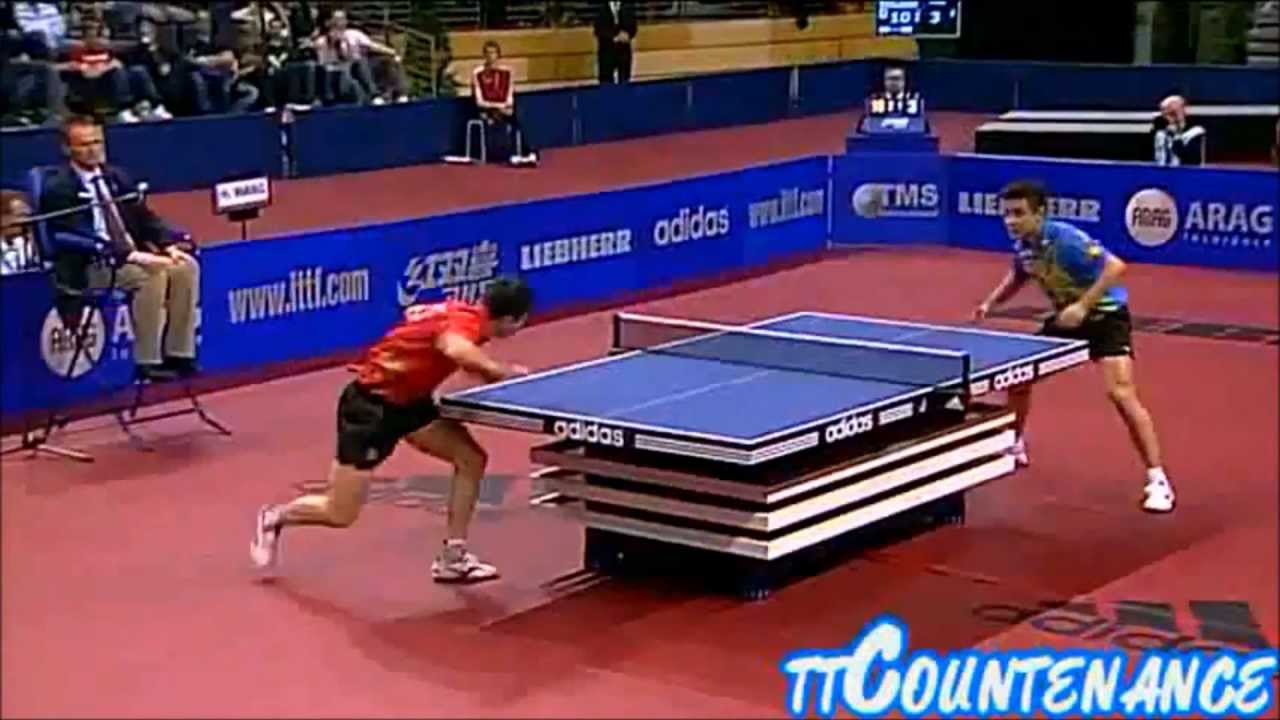 Table tennis offensive player's chops YouTube