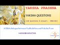 Yaksha Prashna | Yaksha Questions | Question and Answer dialogue between Yaksha and Yudhishthira |