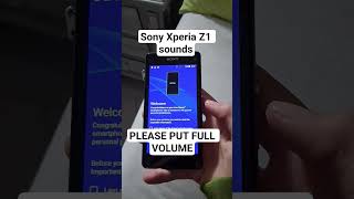 Sony Xperia Z1 Compact Sounds! (please put full volume for better hearing) #satisfying #nostalgia