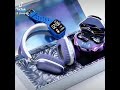 3 in 1 Valentine’s Day Headphone Set Unboxing & Full Review | Luminous LED, Purple & Esports Gaming