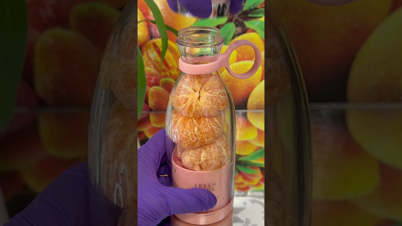 Fresh juice, wherever life takes you🍊 