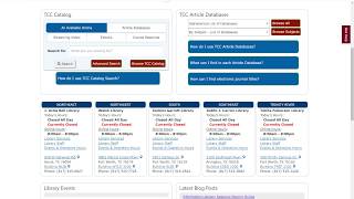 Locate Primary Sources in the TCC Library Catalog