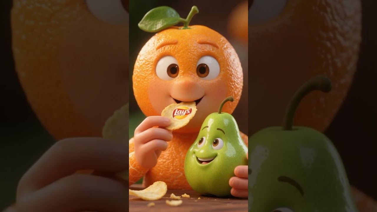 Nature meets funny snack time🤓 