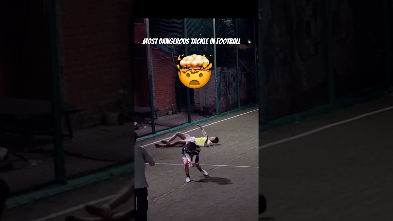 Most Dangerous Tackle in Football 🤯🤯