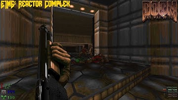Ultimate Doom: The Way id Did - E1M6: Reactor Complex (100%)