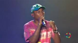Pharrell Makes Heartfelt Speech at Global Citizen Festival Hamburg