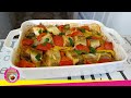 Минтай с овощами в духовке. Вкусная запеченная рыба в фольге