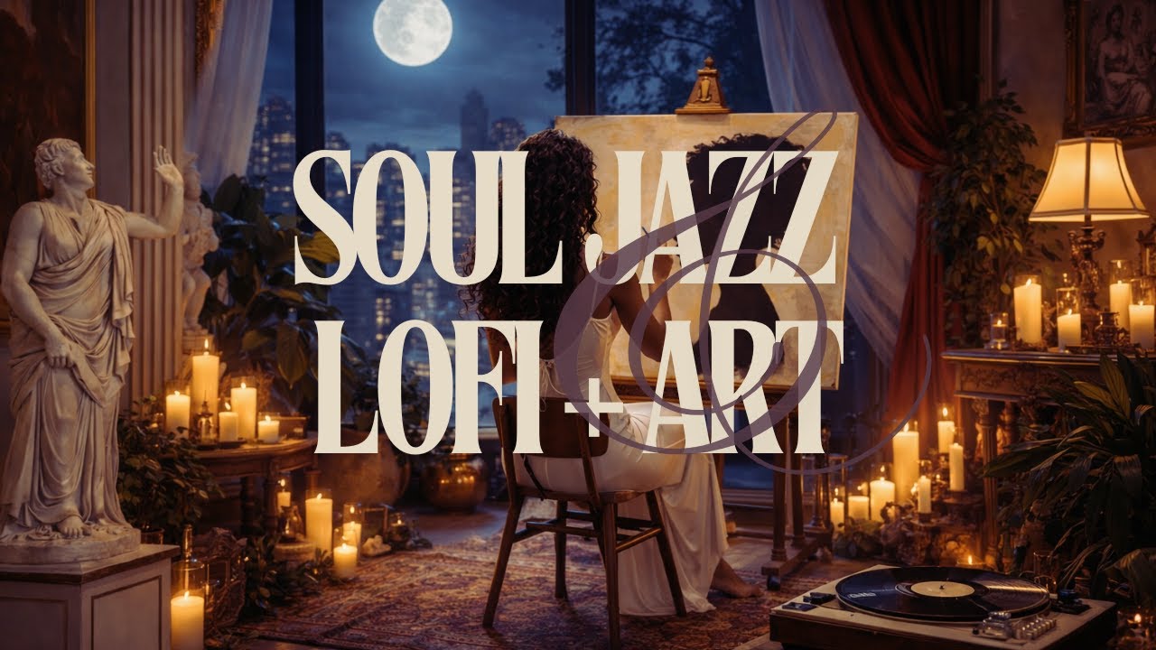 Art & Vibe | Smooth Jazz + Soulful Lofi for Creative Flow & Deep Focus | 30 Mins