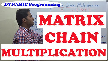 Matrix Chain Multiplication using Dynamic Programming
