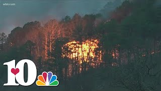 Evacuations issued in Sevier Co. as wildfire grows to 1,000 acres in Wears Valley