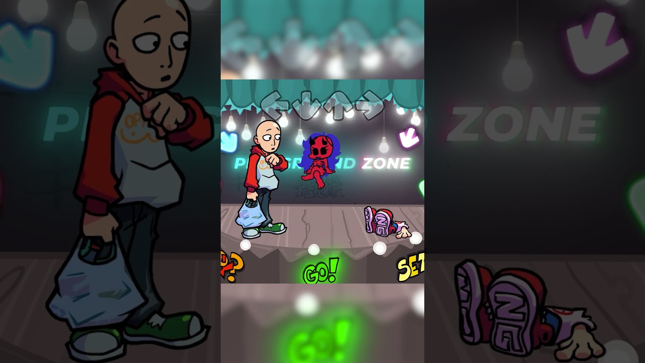 FNF Saitama One Punch Man Anime Playground Test VS Gameplay