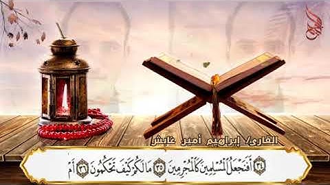 تلاوات يمانية سورة القلم بصوت القارئ /إبراهيم أمين غابش