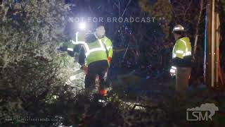 01-14-2022 Chatham, MA Large Tree & Live Wires Down - Winds Gusting 50+ Mph - Cape Cod