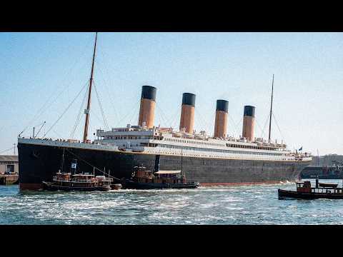 Titanic’s Sister Ship RMS Olympic – Real Footage with Titanic Survivors | Colorized