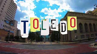 Toledo 4k - Driving Downtown - 4k Ohio, USA