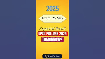📅 UPSC Prelims 2025 Expected Result Date 🌟 #upsc #prelims2025 #prelimsresults #examresults