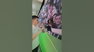 Maintain from the front — simple and efficient!，no space worries!#yuchip #indoorleddisplay #ledwall