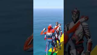 Spider-Man Chaos on a Rolling Football | Epic Fall into Deep Water Battle!"