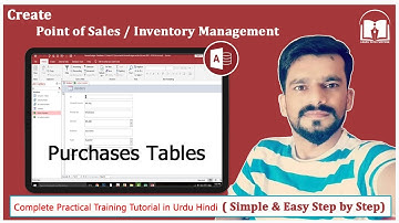 Accounting and Inventory Management Software in ms Access Step by Step EXPERT LEVEL P04-1